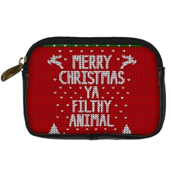 Ugly Christmas Sweater Digital Camera Cases by Valentinaart