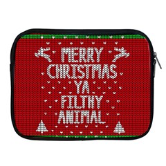 Ugly Christmas Sweater Apple Ipad 2/3/4 Zipper Cases by Valentinaart