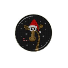 Christmas Giraffe  Hat Clip Ball Marker (4 pack)