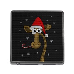 Christmas Giraffe  Memory Card Reader (Square)