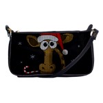 Christmas Giraffe  Shoulder Clutch Bags Front