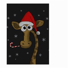 Christmas Giraffe  Small Garden Flag (Two Sides)