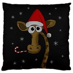 Christmas Giraffe  Large Cushion Case (One Side) Front