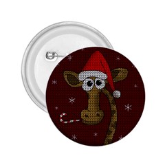 Christmas Giraffe  2.25  Buttons