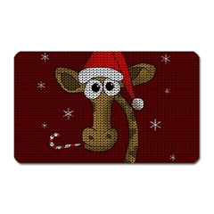 Christmas Giraffe  Magnet (Rectangular)