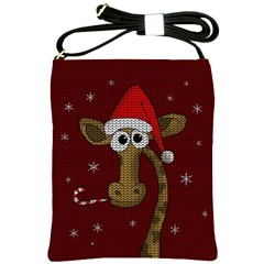 Christmas Giraffe  Shoulder Sling Bags