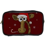 Christmas Giraffe  Toiletries Bags 2-Side Back