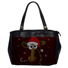 Christmas Giraffe  Office Handbags