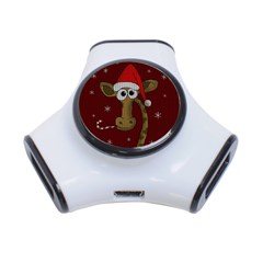 Christmas Giraffe  3-Port USB Hub