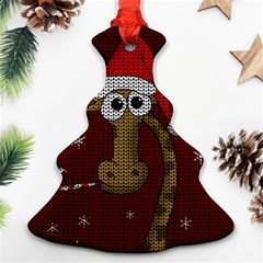 Christmas Giraffe  Ornament (Christmas Tree) 