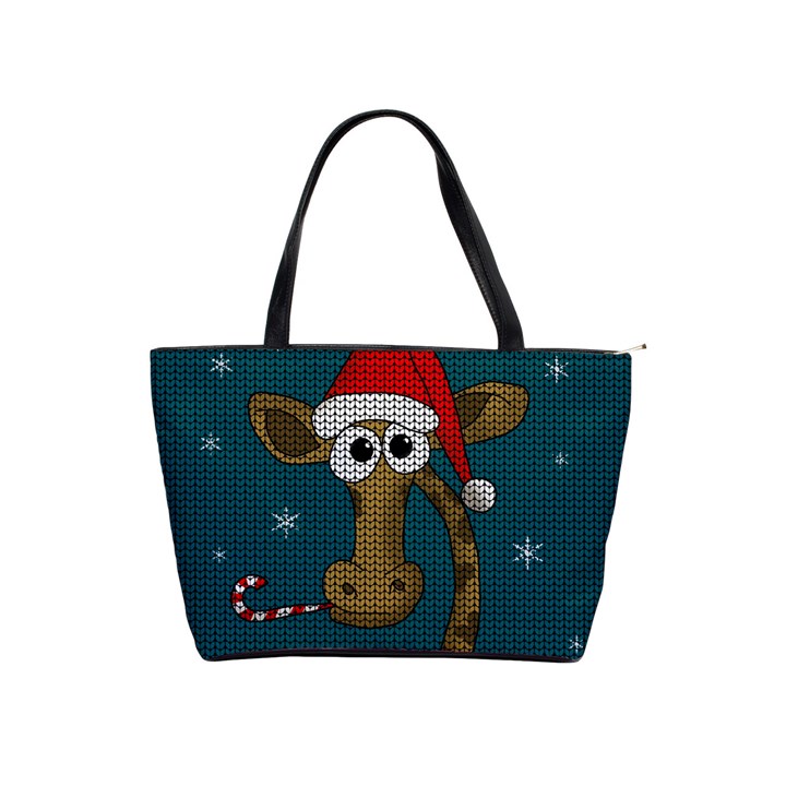 Christmas Giraffe  Shoulder Handbags