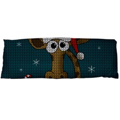 Christmas Giraffe  Body Pillow Case Dakimakura (two Sides) by Valentinaart