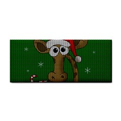 Christmas Giraffe  Cosmetic Storage Cases by Valentinaart