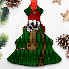 Christmas Giraffe  Ornament (christmas Tree) 