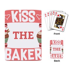 Kiss The Baker Playing Card by BakersandArtists