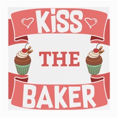 Kiss The Baker Medium Glasses Cloth by BakersandArtists