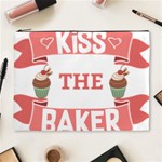 Kiss the Baker Cosmetic Bag (XL) Front