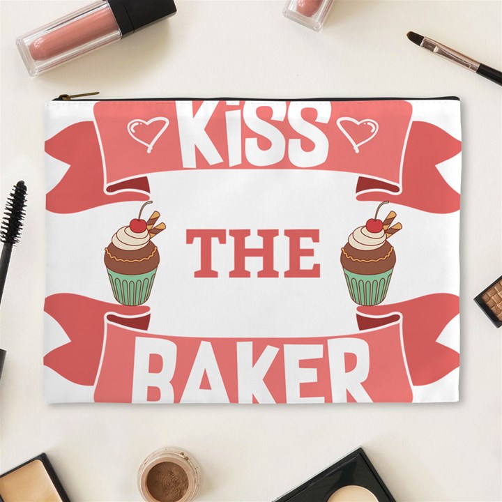 Kiss the Baker Cosmetic Bag (XL)