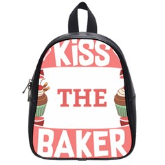 Kiss The Baker School Bag (small) by BakersandArtists