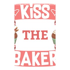 Kiss The Baker Shower Curtain 48  X 72  (small)  by BakersandArtists