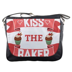 Kiss The Baker Messenger Bags