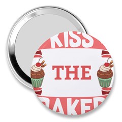 Kiss The Baker 3  Handbag Mirrors by BakersandArtists