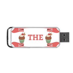 Kiss The Baker Portable Usb Flash (one Side) by BakersandArtists