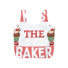 Kiss The Baker Full Print Recycle Bags (s)  by BakersandArtists