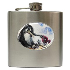 Pink Fish Hip Flask by Koolcat