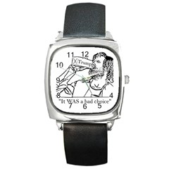 Trump Novelty Design Square Metal Watch by PokeAtTrump