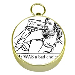 Trump Novelty Design Gold Compasses by PokeAtTrump