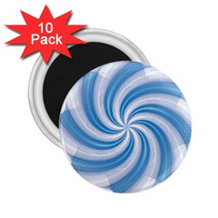 Prismatic Hole Blue 2 25  Magnets (10 Pack)  by Mariart