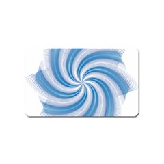 Prismatic Hole Blue Magnet (name Card)