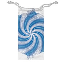 Prismatic Hole Blue Jewelry Bag by Mariart