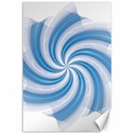 Prismatic Hole Blue Canvas 12  x 18   11.88 x17.36  Canvas - 1