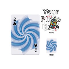 Prismatic Hole Blue Playing Cards 54 (mini) 