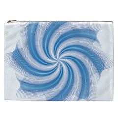 Prismatic Hole Blue Cosmetic Bag (xxl)  by Mariart