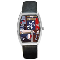 Surface Tree Polka Dots Barrel Style Metal Watch