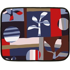 Surface Tree Polka Dots Fleece Blanket (mini)