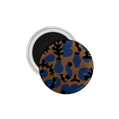 Superfiction Object Blue Black Brown Pattern 1 75  Magnets