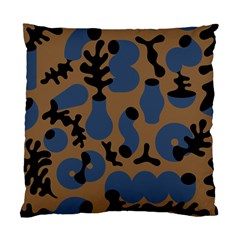 Superfiction Object Blue Black Brown Pattern Standard Cushion Case (one Side)