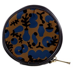 Superfiction Object Blue Black Brown Pattern Mini Makeup Bags