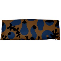 Superfiction Object Blue Black Brown Pattern Body Pillow Case (dakimakura) by Mariart