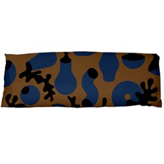 Superfiction Object Blue Black Brown Pattern Body Pillow Case Dakimakura (two Sides) by Mariart