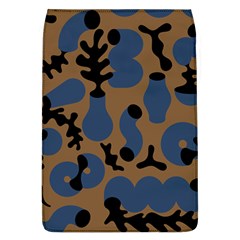 Superfiction Object Blue Black Brown Pattern Flap Covers (l)  by Mariart