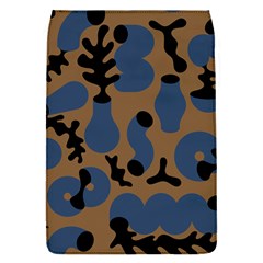 Superfiction Object Blue Black Brown Pattern Flap Covers (s)  by Mariart