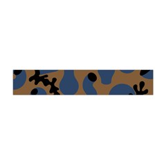 Superfiction Object Blue Black Brown Pattern Flano Scarf (mini)