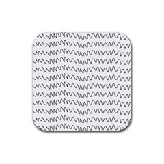 Tattoos Transparent Tumblr Overlays Wave Waves Black Chevron Rubber Coaster (square) 