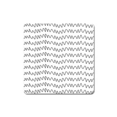 Tattoos Transparent Tumblr Overlays Wave Waves Black Chevron Square Magnet by Mariart