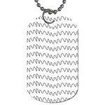 Tattoos Transparent Tumblr Overlays Wave Waves Black Chevron Dog Tag (One Side) Front